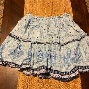 Size 8 Beginning Boutique Boho Mini Skirt